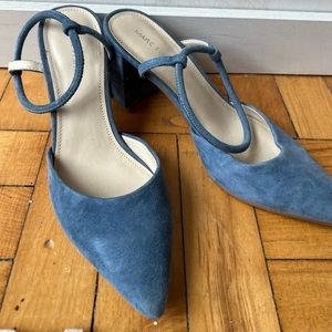Marc fisher blue heels